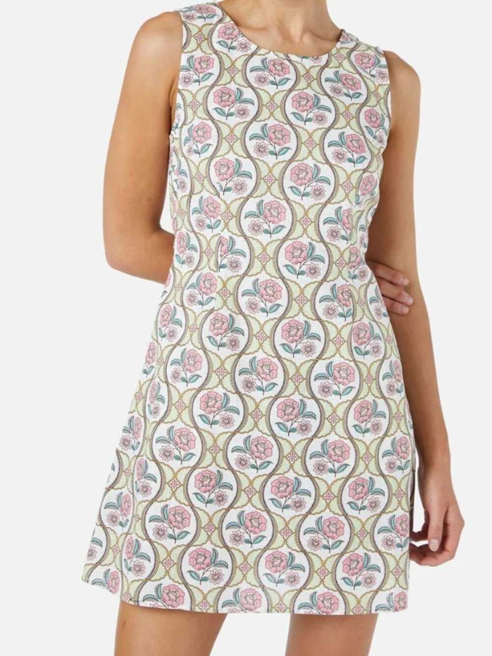 Retro Mid Century Modern Renata Mini Dress